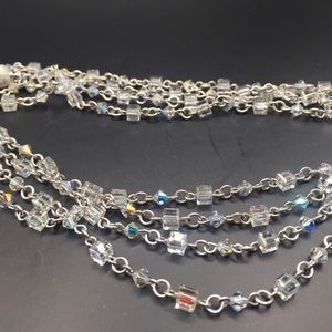 Necklace with Authentic Swarovski crystals (new)